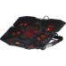 Подставка для ноутбука IceCoorel 10-15", 1*125mm 1400 RPM + 4*70mm 2500 RPM, 2*USB, 365x297x30mm, Red (K5Red)
