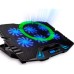 Подставка для ноутбука IceCoorel 10-17", 6*70mm 1800 RPM, 2*USB, + LCD, 365*297*30mm, Black (K8)