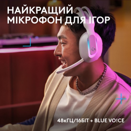 Наушники Logitech G522 Lightspeed Wireless Gaming Headset White (981-001550)
