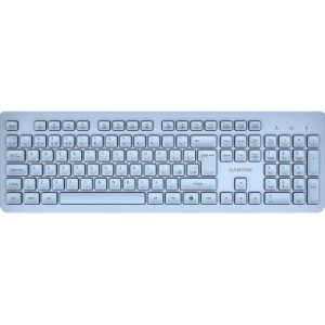 Клавиатура Canyon HKB-W01 Silent Wireless UA Blue (CNS-HKBW01BL)