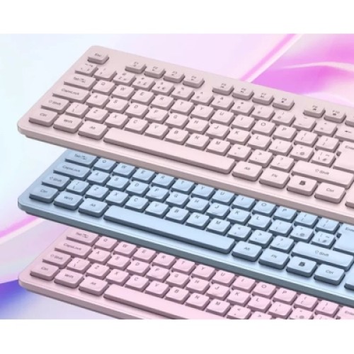 Клавиатура Canyon HKB-W01 Silent Wireless UA Pink (CNS-HKBW01P)