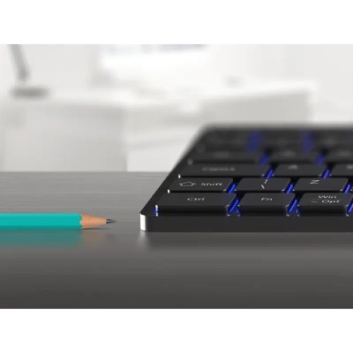 Клавиатура Canyon HKB-W11 Slim Dual Mode Wireless/Bluetooth RGB UA Black (CNS-HBTK11B)
