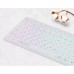 Клавиатура Canyon HKB-W11 Slim Dual Mode Wireless/Bluetooth RGB UA White (CNS-HBTK11W)