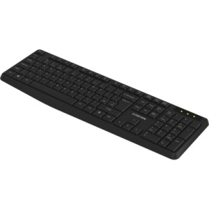 Клавіатура Canyon KB-W01 Water resistant Wireless UA Black (CNE-CKEYW01)