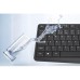 Клавиатура Canyon KB-W01 Water resistant Wireless UA Black (CNE-CKEYW01)