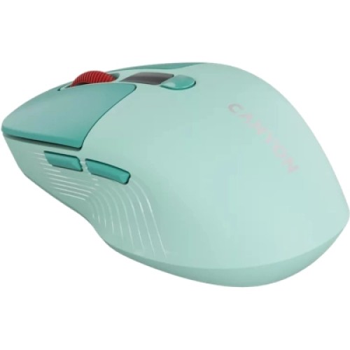 Мышка Canyon MW-26 LCD Silent Wireless/Bluetooth Green (CNS-CMSW26GR)