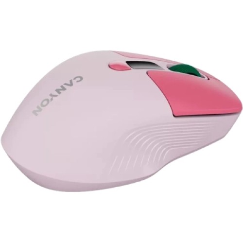 Мышка Canyon MW-26 LCD Silent Wireless/Bluetooth Pink (CNS-CMSW26P)
