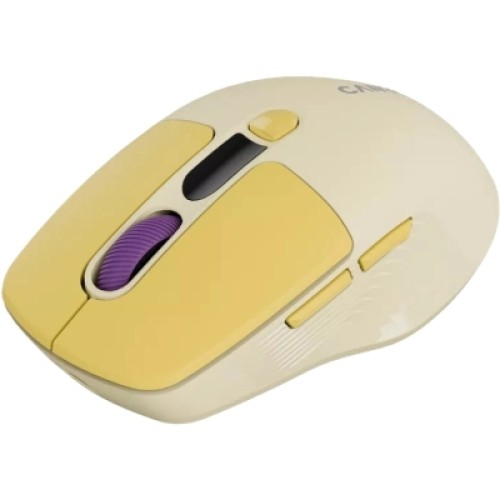 Мышка Canyon MW-26 LCD Silent Wireless/Bluetooth Yellow (CNS-CMSW26Y)