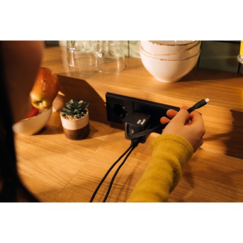 Зарядное устройство Verbatim GaN 65 W 2 ports (USB-C/1xUSB-A) (32217)