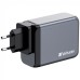 Зарядное устройство Verbatim GaN 200 W 4 ports (2xUSB-C-100 W,USB-C-65 W /USB-A -3.0) (32204)