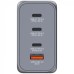 Зарядное устройство Verbatim GaN 200 W 4 ports (2xUSB-C-100 W,USB-C-65 W /USB-A -3.0) (32204)