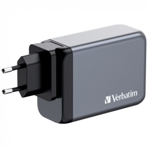 Зарядное устройство Verbatim GaN 240 W 4 ports (USB-C-140 W,USB-C-100 W,USB-C-65 W /USB-A -3.0) (32205)