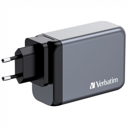 Зарядное устройство Verbatim GaN 240 W 4 ports (USB-C-140 W,USB-C-100 W,USB-C-65 W /USB-A -3.0) (32205)
