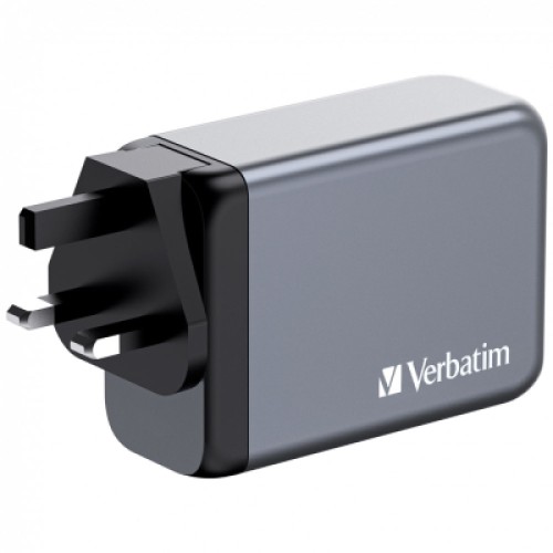 Зарядное устройство Verbatim GaN 240 W 4 ports (USB-C-140 W,USB-C-100 W,USB-C-65 W /USB-A -3.0) (32205)