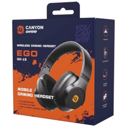 Наушники Canyon EGO GH-15 Black (CND-SGHS15B)