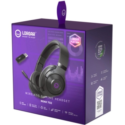 Наушники Lorgar Noah 702 Black (LRG-GHS702)