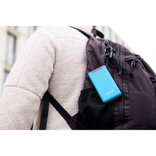 Батарея универсальная Intenso F10000 10000mAh QC/3.0 blue (7332035)