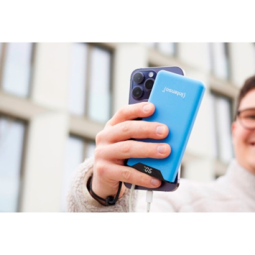 Батарея универсальная Intenso F10000 10000mAh QC/3.0 blue (7332035)