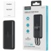 Батарея универсальная Choetech 10000mAh 22,5W, MicroUSB, USB-A, USB-C, build-in USB-C/Lightning cable (B654-BK)