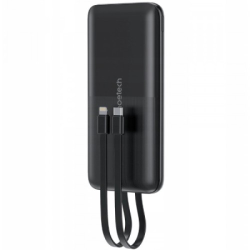 Батарея универсальная Choetech 10000mAh 22,5W, MicroUSB, USB-A, USB-C, build-in USB-C/Lightning cable (B654-BK)