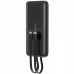 Батарея универсальная Choetech 10000mAh 22,5W, MicroUSB, USB-A, USB-C, build-in USB-C/Lightning cable (B654-BK)