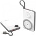 Батарея универсальная Choetech Magnetic Wireless 10000mAh 15W, PD, QC/3.0, 3in1charg. with build-in cable (B695-GW)
