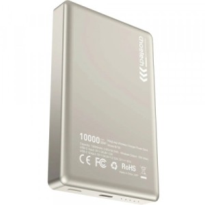 Батарея универсальная Choetech Magnetic Wireless 10000mAh 20W, PD, Qi-15W, USB-C In/Out Ultra-thin, Beige (B739-CCCWH)