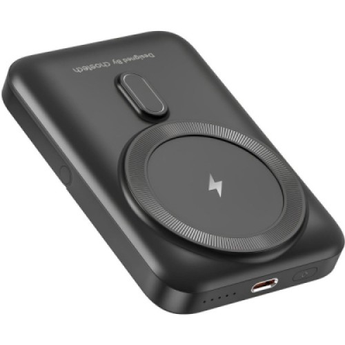 Батарея универсальная Choetech Magnetic Wireless 10000mAh 20W, PD, Qi-15W, USB-C In/Out, with holder, Black (B743-CCBK)
