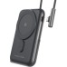 Батарея универсальная Choetech Magnetic Wireless 10000mAh 20W, PD, Qi-15W, USB-C In/Out, build-in cabel, Black (B735-CCBK)