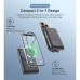 Батарея универсальная Choetech Magnetic Wireless 10000mAh 20W, PD, Qi-15W, USB-C In/Out, build-in cabel, Black (B735-CCBK)