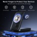 Батарея универсальная Choetech Magnetic Wireless 10000mAh 20W, PD, Qi-2 15W, USB-C, Lightning, Apple Watch charger (B750-CCBK)