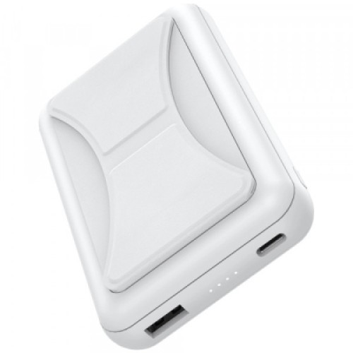 Батарея универсальная Choetech Magnetic Wireless 10000mAh 20W, PD,QC/3.0, USB-A, USB-C, White (B663-ACWH)