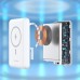 Батарея универсальная Choetech Magnetic Wireless 10000mAh 20W, PD,QC/3.0, USB-A, USB-C, White (B663-ACWH)