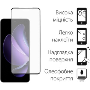 Стекло защитное Dengos Full Glue OPPO Reno13 F 4G (black) (TGFG-395)