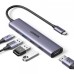 Порт-репликатор Ugreen CM478 USB Type-C HDMI, USB/3.0, Type-C for charging PD/100W (15495)