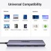 Порт-репликатор Ugreen CM478 USB Type-C HDMI, USB/3.0, Type-C for charging PD/100W (15495)