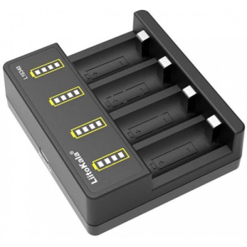 Зарядное устройство для аккумуляторов Liitokala 4 Slots, Li-ion, 16340, CR123A (Lii-L16340)