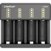 Зарядное устройство для аккумуляторов Liitokala 4 Slots, Li-ion, 16340, CR123A (Lii-L16340)