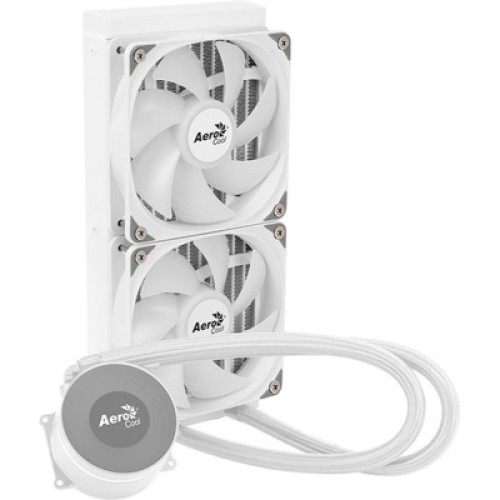 Система жидкостного охлаждения AeroCool Oasis L240 White (ACLA-OA24117.21)