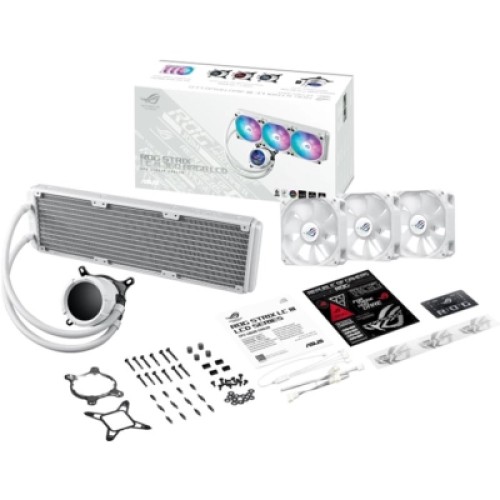 Система жидкостного охлаждения ASUS ROG Strix LC III 360 ARGB LCD White (90RC00W2-M0UAY0)