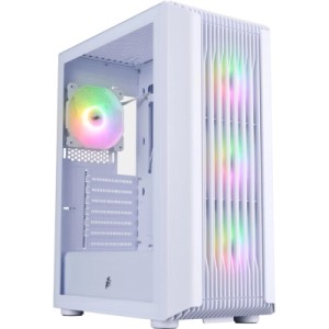 Корпус 1stPlayer H6-WH-4F7-W