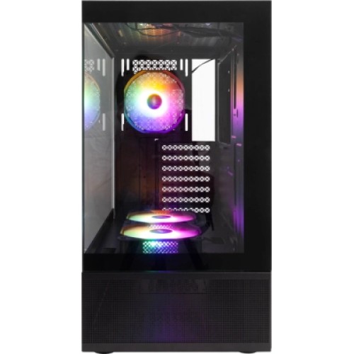 Корпус 1stPlayer Mi7-A-BK-2F7R-1F7