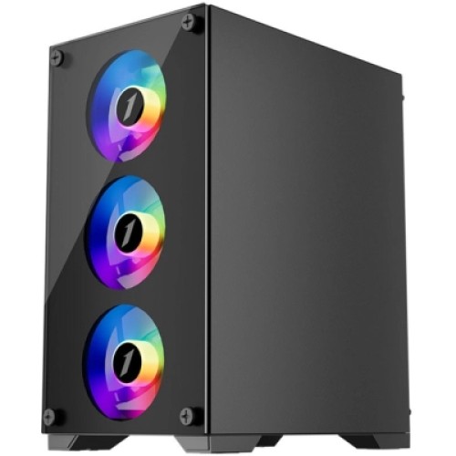 Корпус 1stPlayer X2-M-BK-4F1