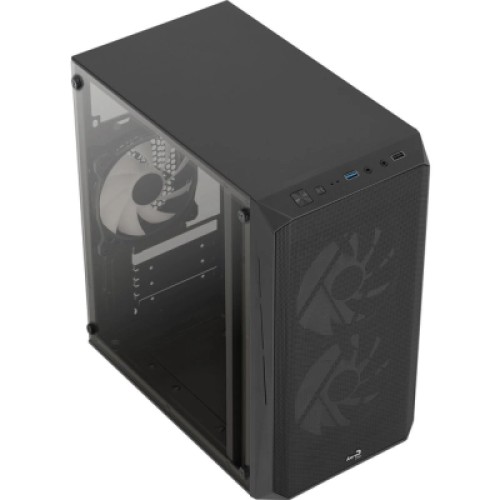 Корпус AeroCool CS-107-A-BK-v2 Black 600W (ACCX-PC14002.11)