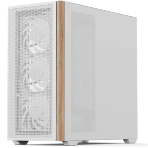 Корпус AeroCool D301A-G-WT-v2 White (ACCS-DS03043.21)