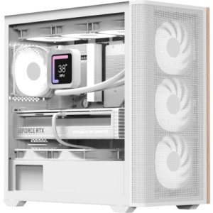 Корпус AeroCool D301A-G-WT-v2 White (ACCS-DS03043.21)