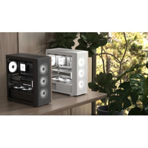 Корпус AeroCool D501A-G-BK-v2 Black (ACCM-DS01043.11)
