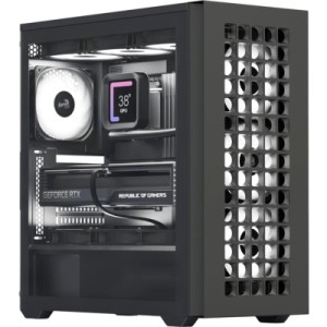Корпус AeroCool D502A-G-BK-v1 Black (ACCM-DS02043.11)