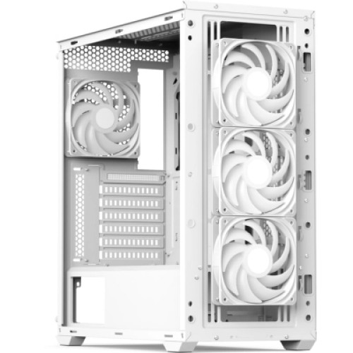 Корпус AeroCool D502A-G-WT-v1 White (ACCM-DS02043.21)