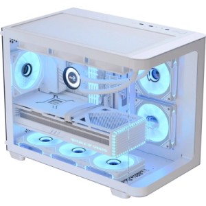 Корпус AeroCool P300C-G-WT-v1 White (ACCS-PN02033.21)